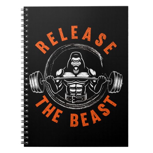 Carnet Levage de poids Gorilla Levage de la bête (Devant)