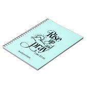 Carnet Lève-toi et prie Luc 22:46 Custom Blue Prière (Côté gauche)