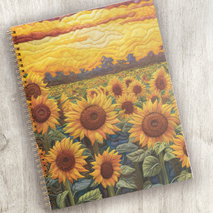 Carnet Levée de soleil rustique