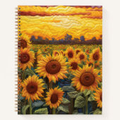 Carnet Levée de soleil rustique (Devant)