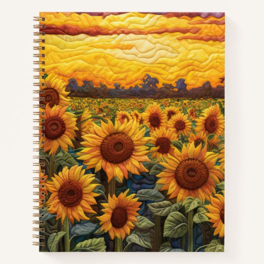 Carnet Levée de soleil rustique (Devant)