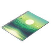 Carnet Lever de soleil dans la mer habillages d'illustrat (Côté gauche)