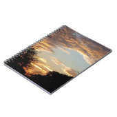 Carnet lever de soleil doré (Côté gauche)