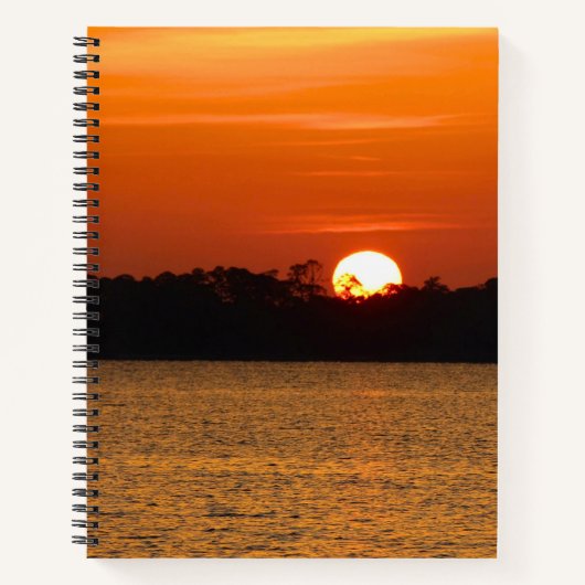 Carnet Lever de soleil sur la baie de Perdido (Devant)
