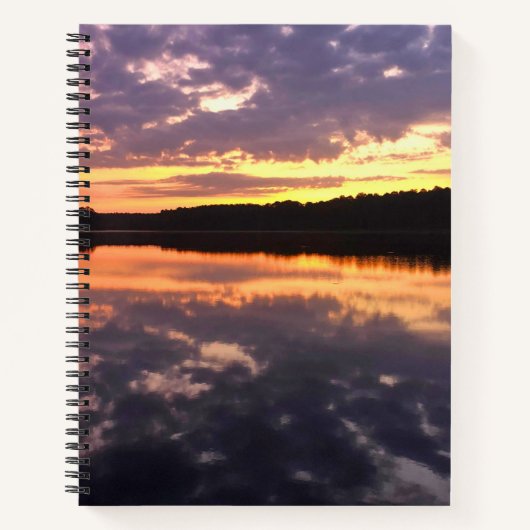 Carnet Lever de soleil sur le lac Bear (Devant)
