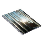 Carnet Lever du soleil à travers Icicles hiver Photograph (Côté Droit)