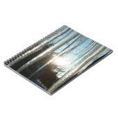 Carnet Lever du soleil à travers Icicles hiver Photograph (Côté gauche)