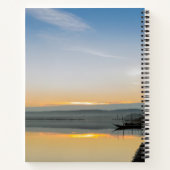 Carnet Lever du soleil doré Rivière Âme Dorée (Dos)
