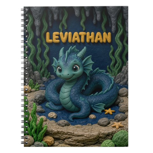 Carnet Léviathan Bébé Mignon, Mythique (Devant)