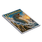 Carnet Léviathan, monstre de fantasy gothique (Côté Droit)
