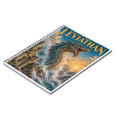 Carnet Léviathan, monstre de fantasy gothique (Côté gauche)