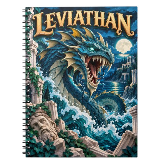 Carnet Léviathan, Monstre de Papier Découpé (Devant)