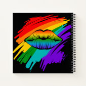 Carnet Lèvres arc-en-ciel (Dos)