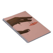 Carnet Lèvres attachées à la main (Côté Droit)