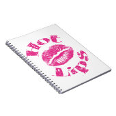 Carnet Lèvres chaudes ! Lèvres roses (Côté Droit)