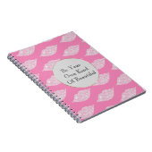 Carnet Lèvres Diamantes Blanches Gris Rose (Côté Droit)