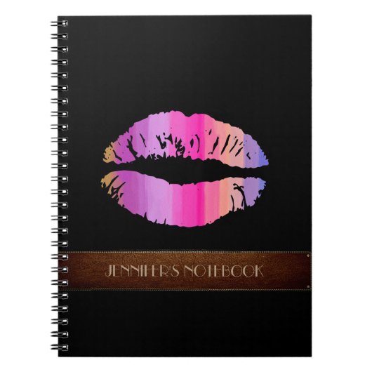 Carnet Lèvres Élégantes #9 (Devant)