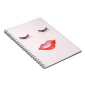 Carnet Lèvres et cils (Côté Droit)