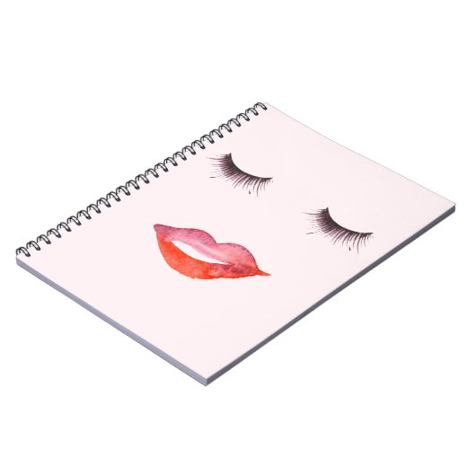 Carnet Lèvres et cils (Côté gauche)