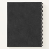 Carnet Lèvres roses chaudes Illustration brillante (Dos)