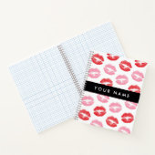Carnet Lèvres Rouges, Lèvres Roses, Baiser, Votre Nom, Pe (Intérieur)