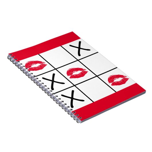 Carnet Lèvres Tic Tac Toe (Côté Droit)