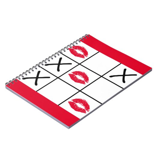 Carnet Lèvres Tic Tac Toe (Côté gauche)