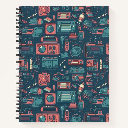 Carnet L'explosion du passé : la technologie des années 8 (Devant)