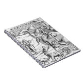 Carnet L'extraction des métaux, après une gravure sur (Côté Droit)
