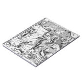 Carnet L'extraction des métaux, après une gravure sur (Côté gauche)