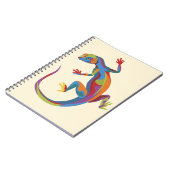 Carnet Lézard Peint (Côté gauche)