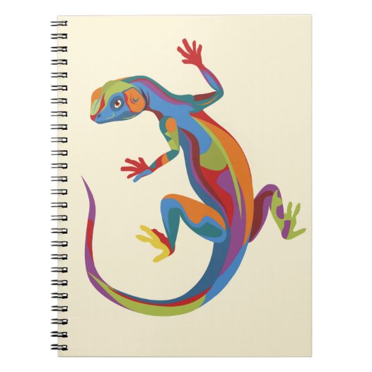 Carnet Lézard Peint (Devant)