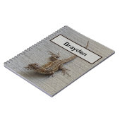 Carnet Lézard sauvage personnalisé (Côté gauche)