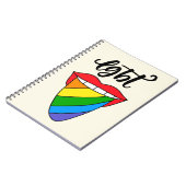Carnet LGBT Rainbow Tongue (Côté gauche)
