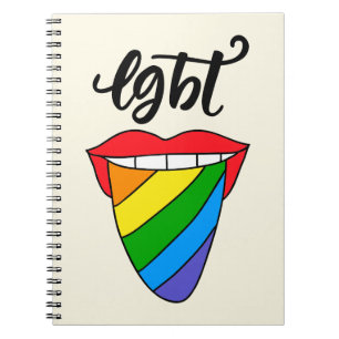 Carnet LGBT Rainbow Tongue