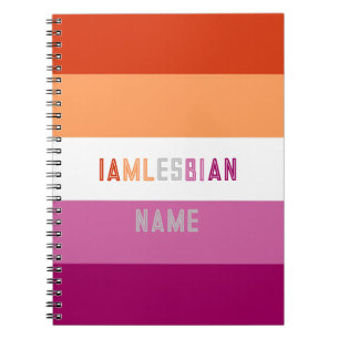 Carnet LGBTQ Personnalisée personnalisée Police du drapea