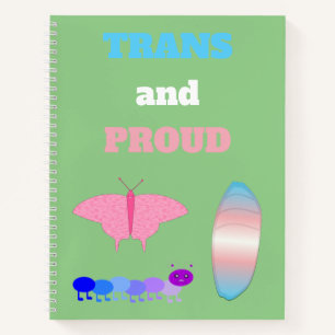 Carnet LGBTQIA Transgenre Fierté Caterpillar to Butfly