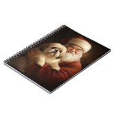 Carnet Lhasa Apso Avec Noël Festif Du Père Noël (Côté gauche)