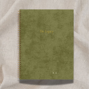 Carnet L'Héritage Vert Auteur Personnalisé