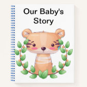 Carnet L'histoire de notre bébé (Devant)