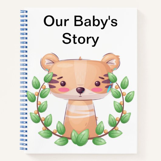 Carnet L'histoire de notre bébé (Devant)