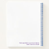 Carnet L'histoire de notre bébé (Dos)