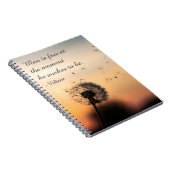 Carnet L'homme est libre Citation Voltaire (Côté Droit)