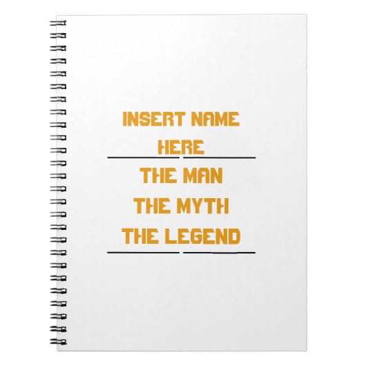 Carnet L'homme, le mythe, la légende (Devant)