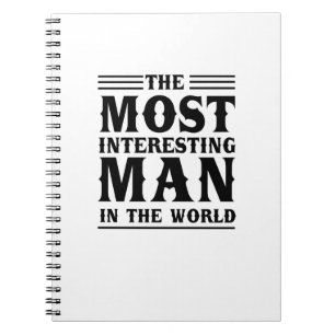 Carnet L'homme le plus intéressant au monde