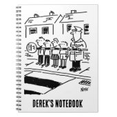 Carnet L'homme sucette utilise une sucette comme barrière (Devant)