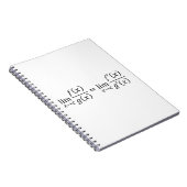 Carnet L'Hopital's Rule - Math And Calculus Basics T-Shir (Côté Droit)