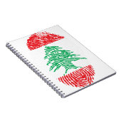 Carnet Liban Drapeau Empreinte Pays Fierté (Côté Droit)