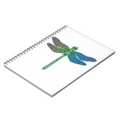 Carnet libellule arc-en-ciel (Côté gauche)