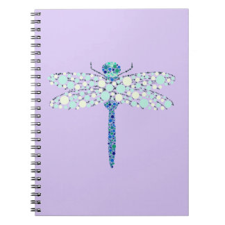 Carnet Libellule en points